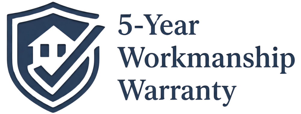 5-Year Workmanship Warranty